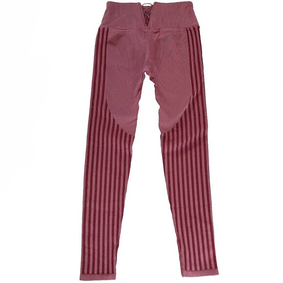 Fabletics High-Waisted Seamless Rib Legging Mauve Pink size Small - Picture 6 of 7